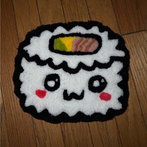 Cute Sushi Face Rug